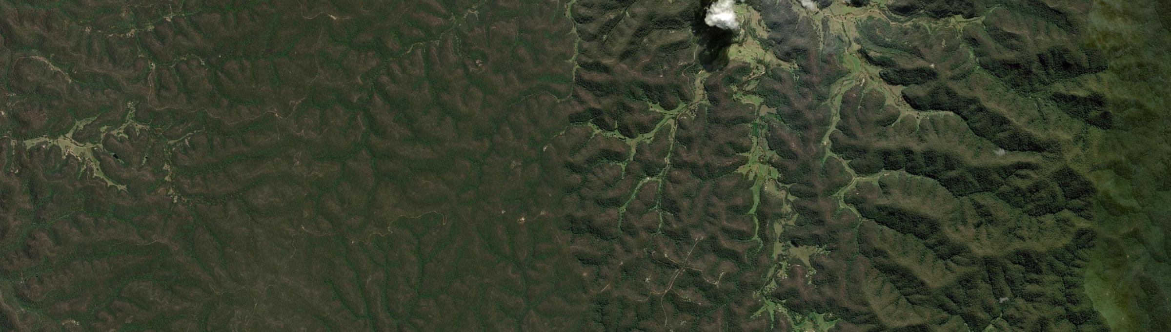 Aerial view of Fernances Crossing, NSW