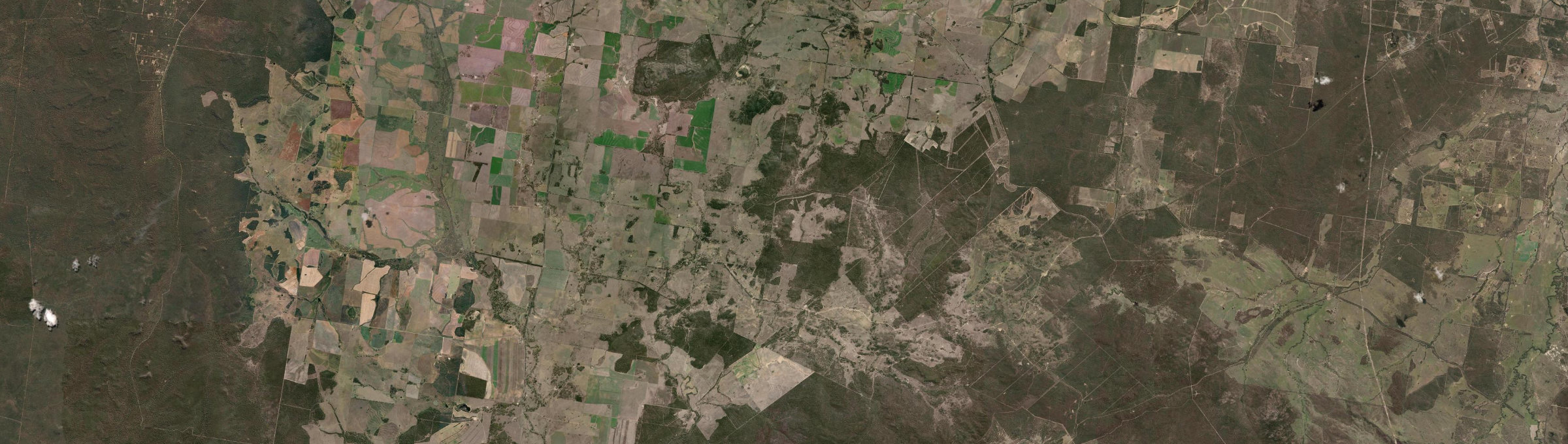 Aerial view of Kooroongarra, QLD