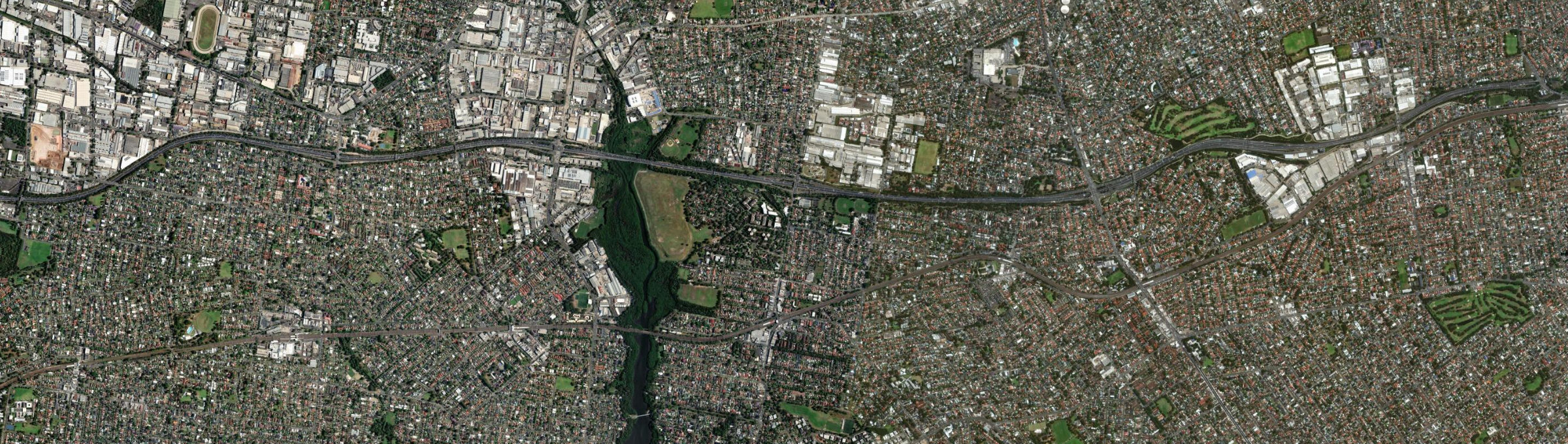 Aerial view of Riverwood, NSW