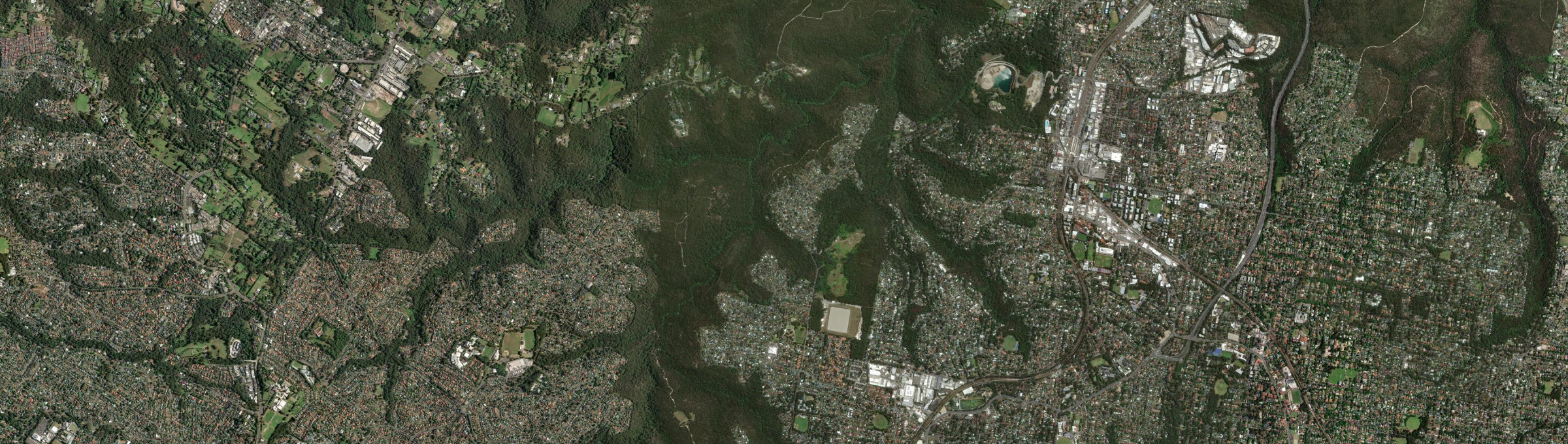 Aerial view of Westleigh, NSW