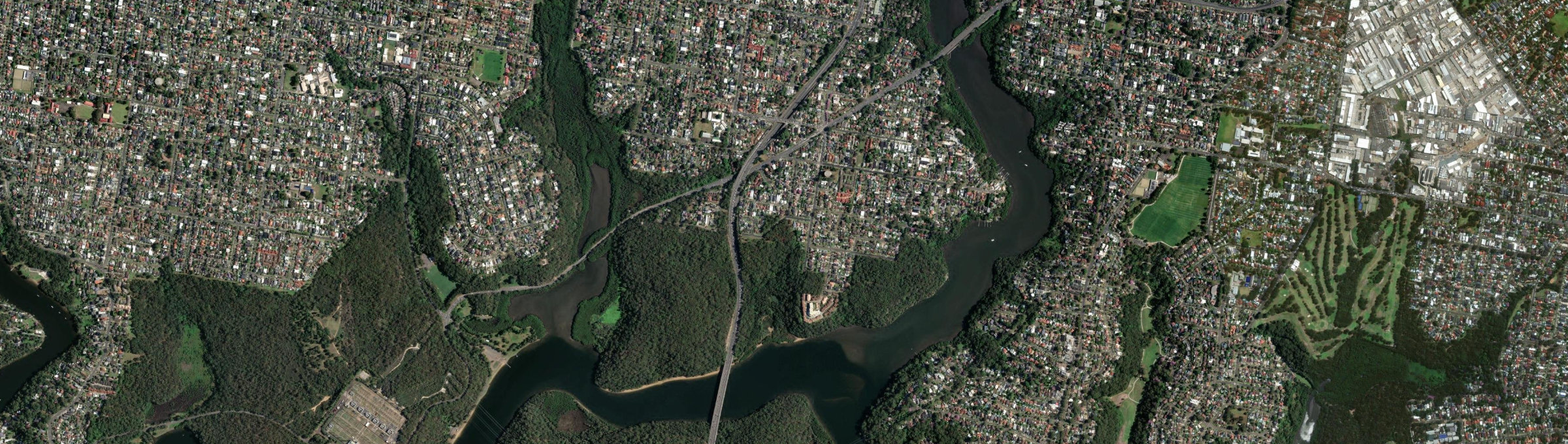 Aerial view of Padstow Heights, NSW