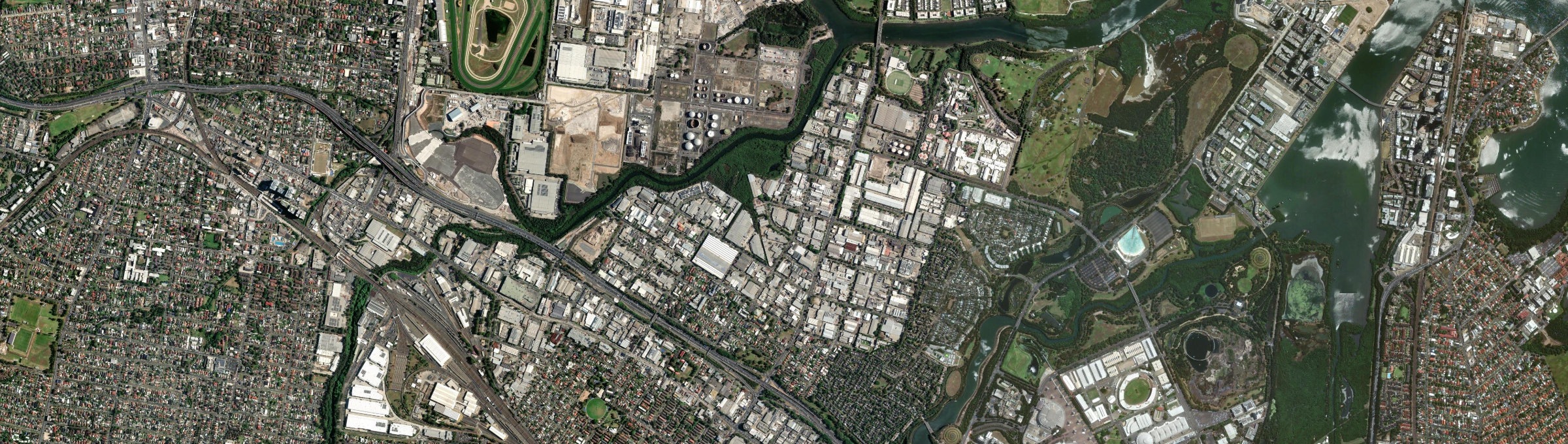 Aerial view of Silverwater (Parramatta - NSW), NSW