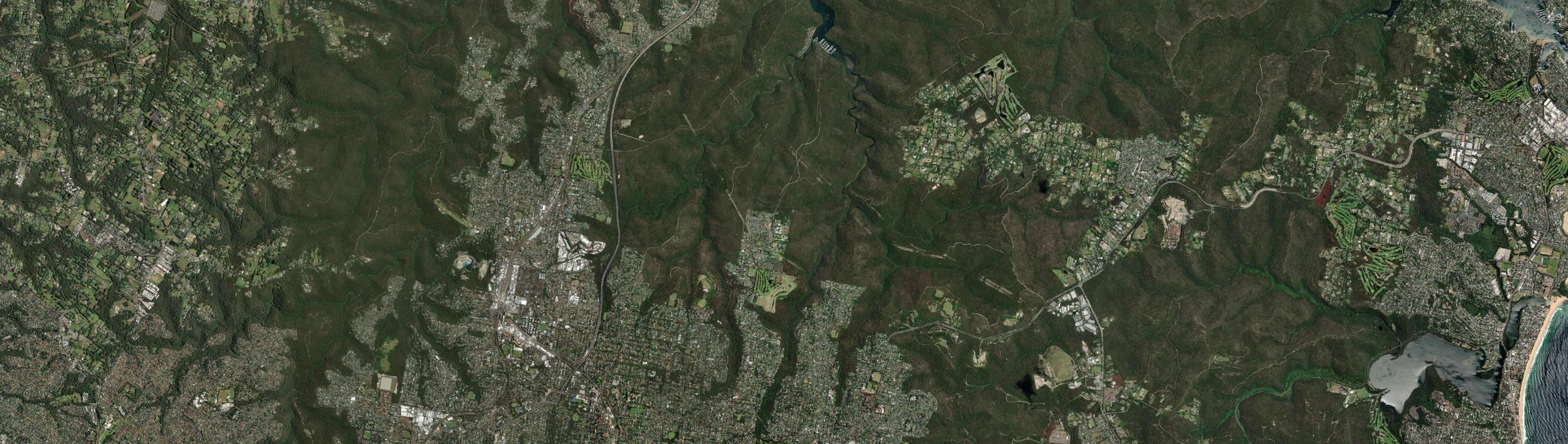 Aerial view of North Turramurra, NSW