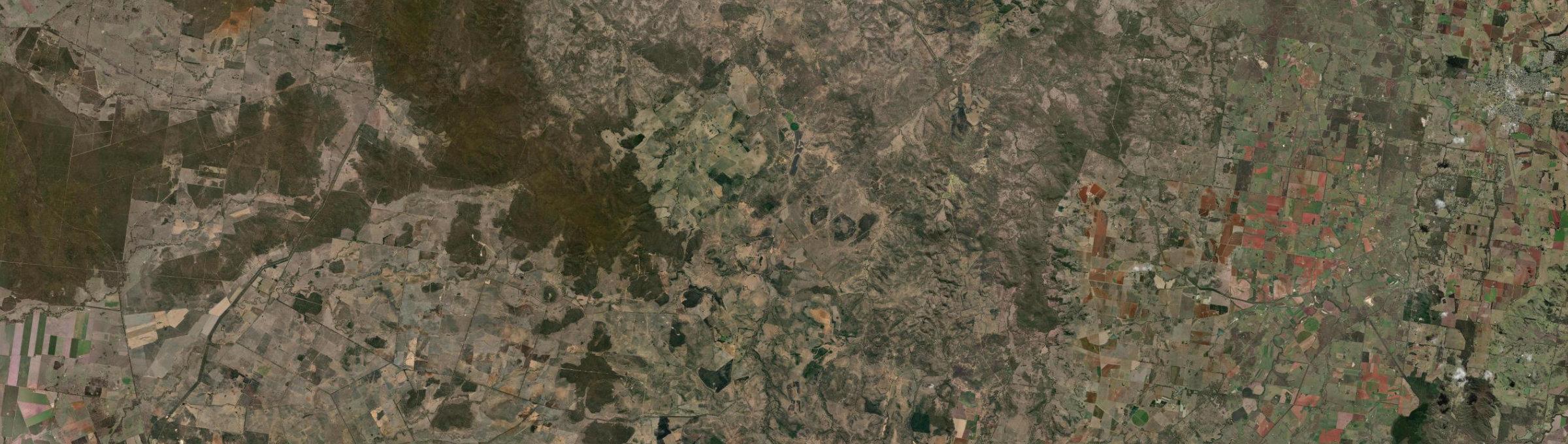 Aerial view of Ironpot (South Burnett - Qld), QLD
