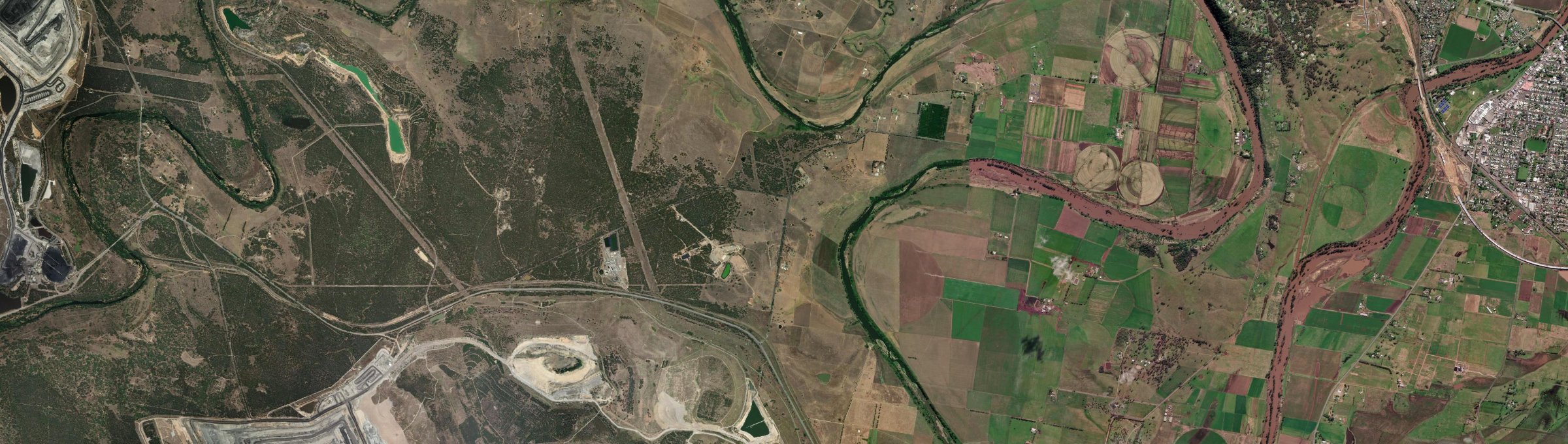 Aerial view of Gouldsville, NSW