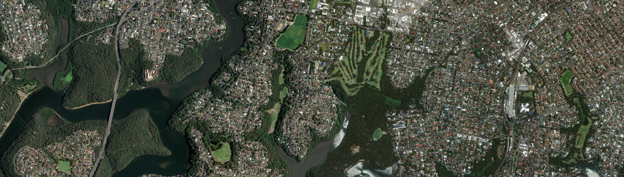 Aerial view of Peakhurst Heights, NSW