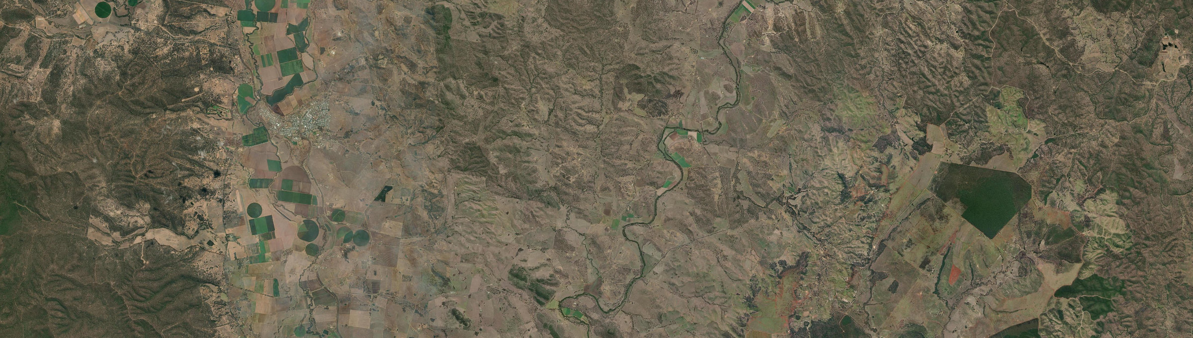 Aerial view of Cannindah, QLD
