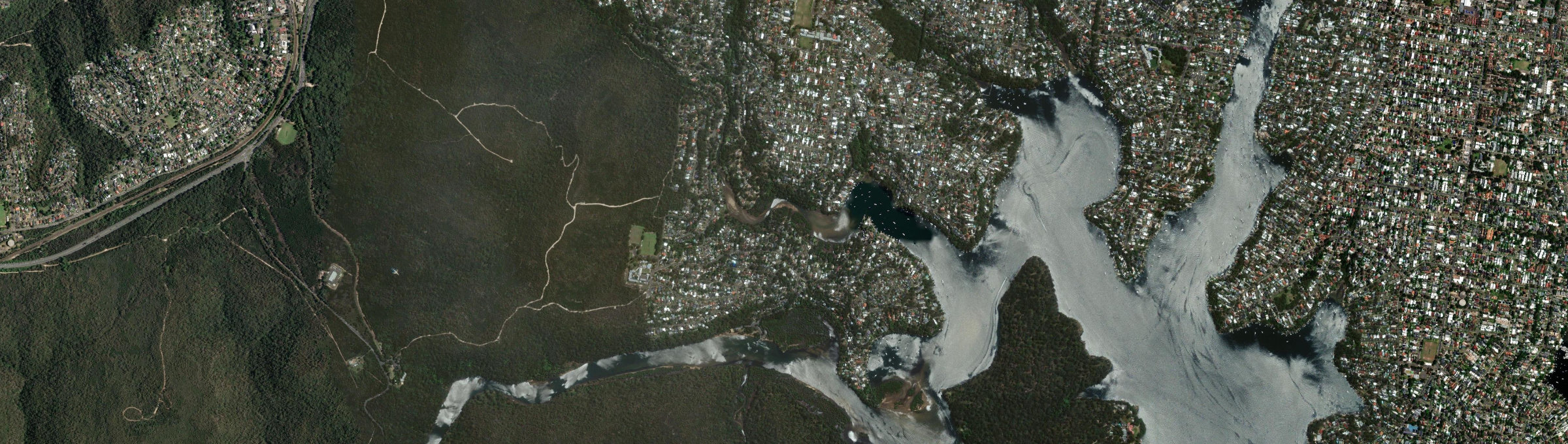 Aerial view of Grays Point, NSW