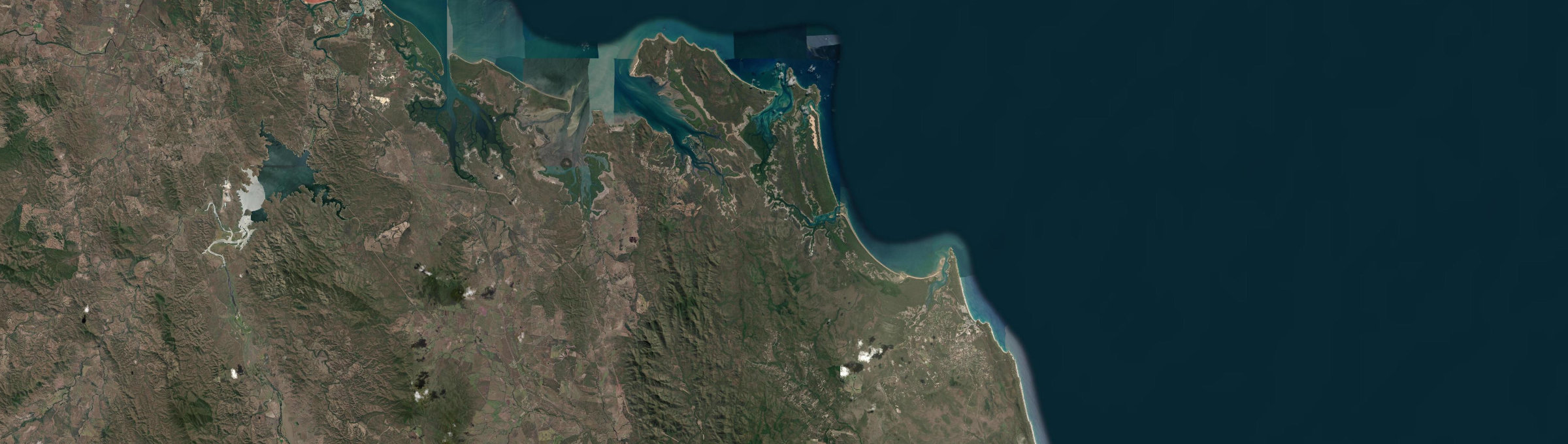 Aerial view of Eurimbula, QLD