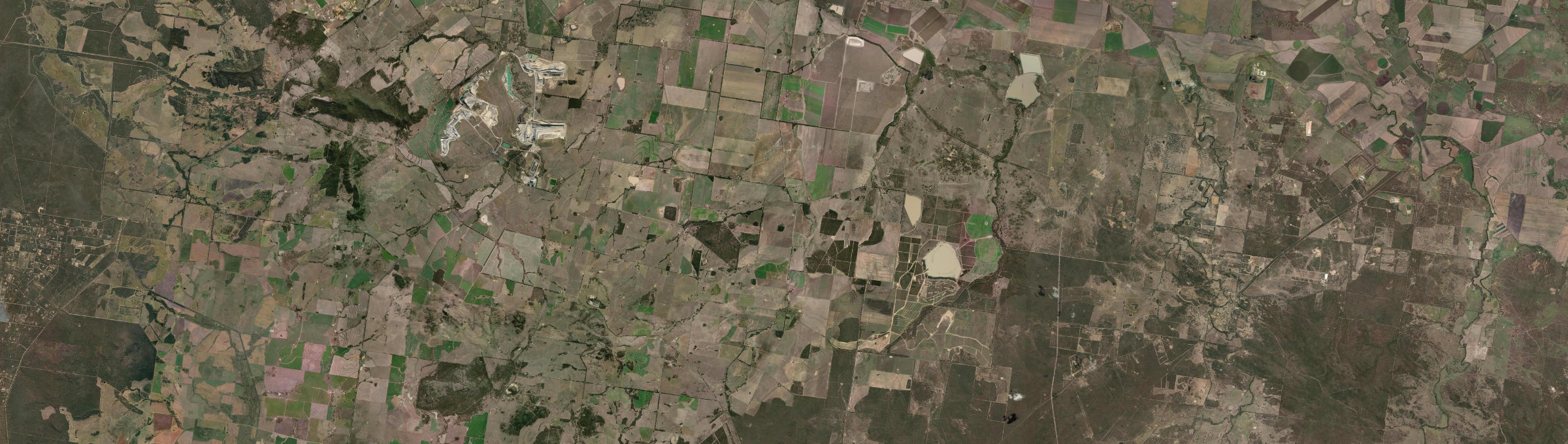 Aerial view of Punchs Creek, QLD