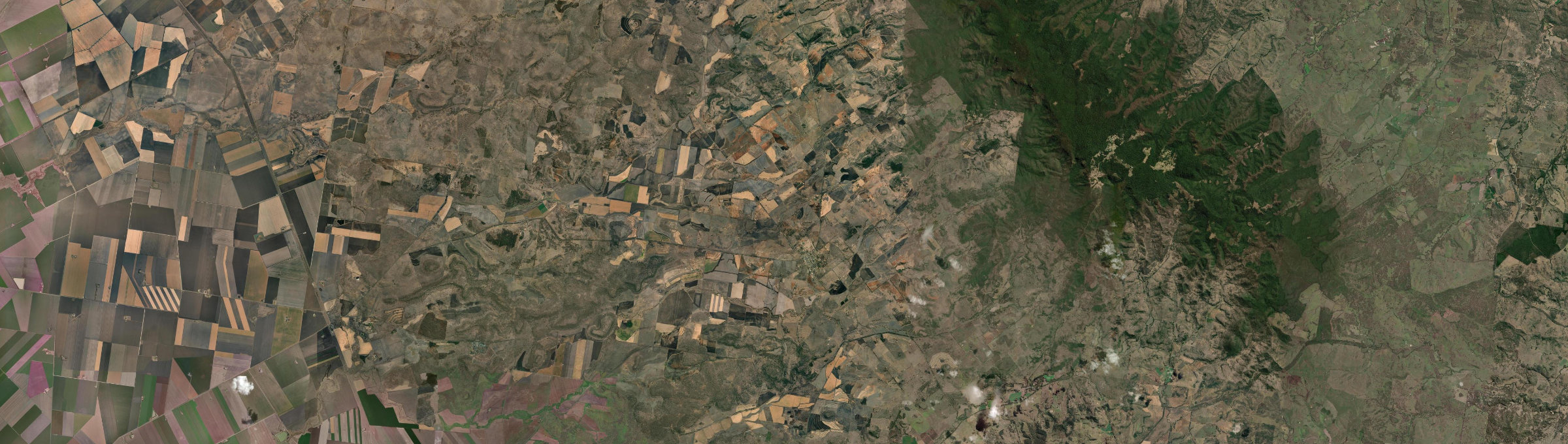 Aerial view of Bell (Qld), QLD