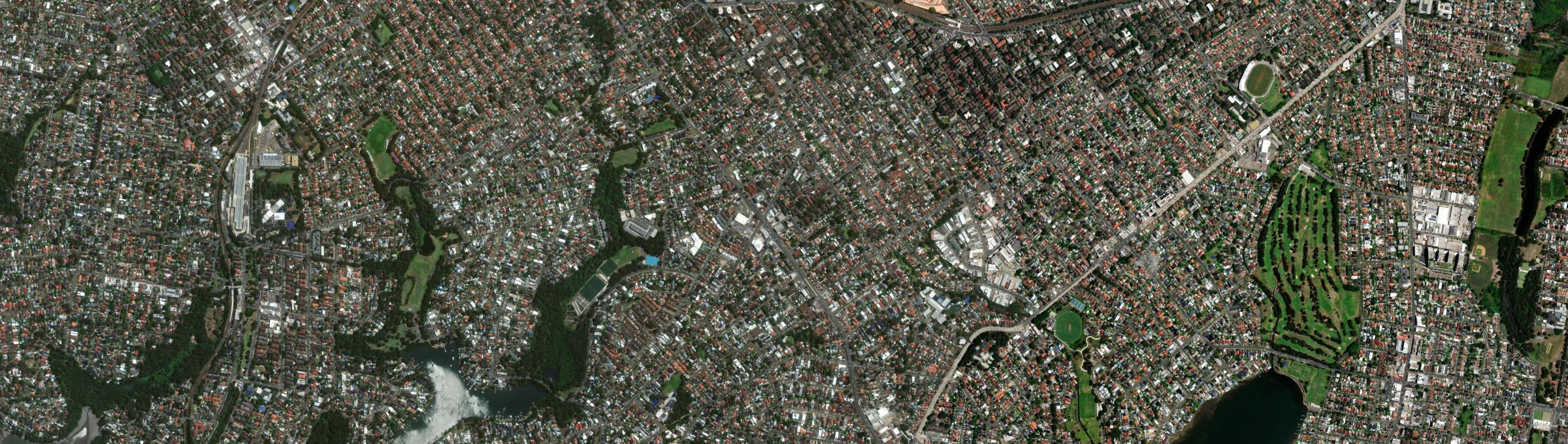 Aerial view of South Hurstville, NSW