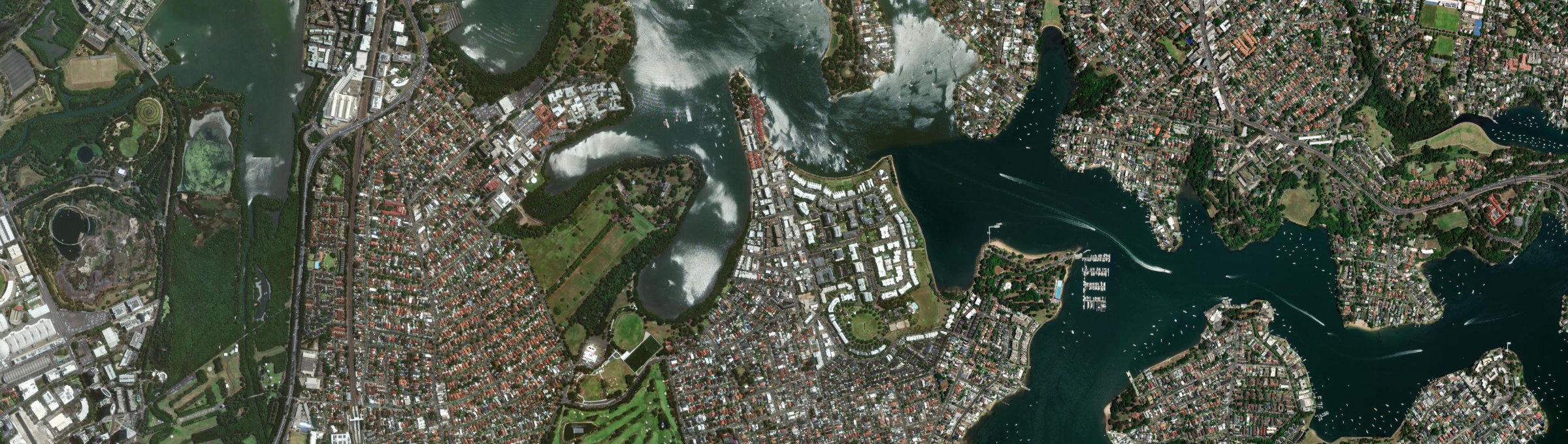 Aerial view of Mortlake (NSW), NSW