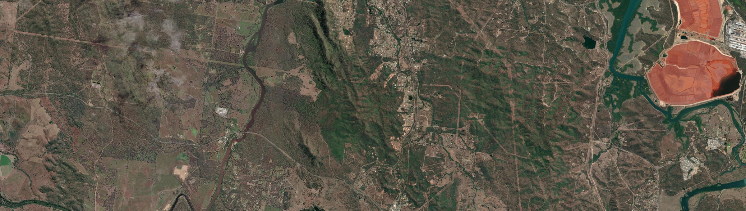 Aerial view of Burua, QLD