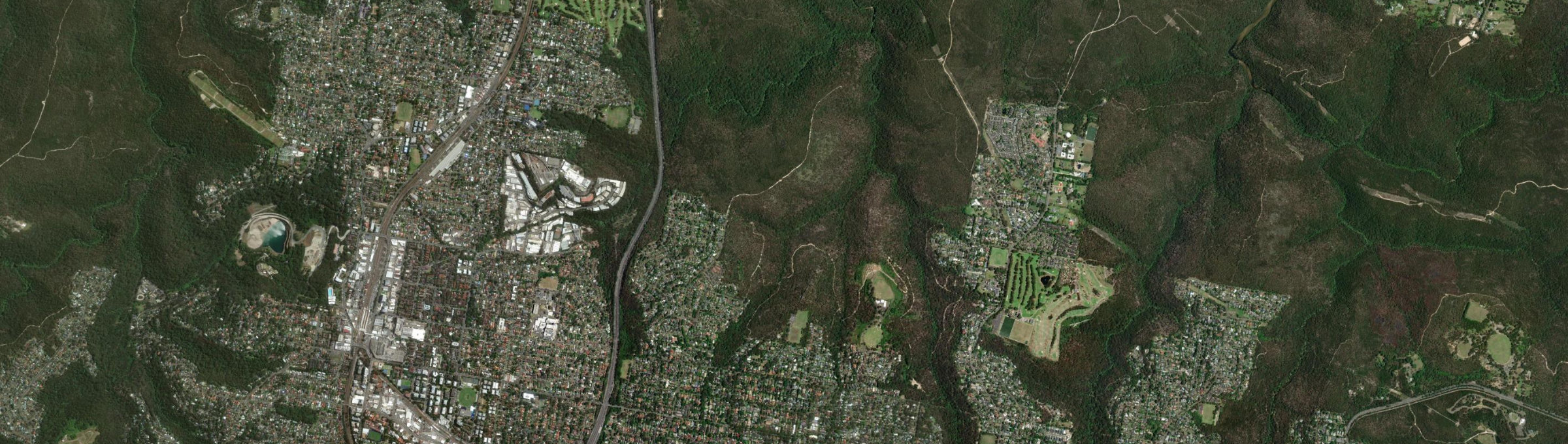 Aerial view of North Wahroonga, NSW