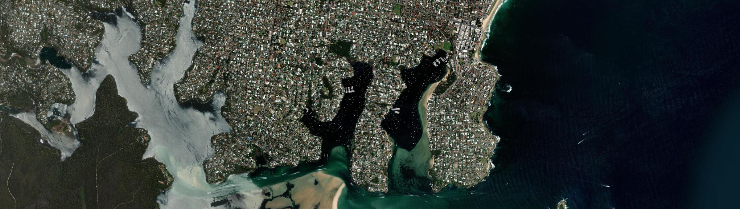 Aerial view of Burraneer, NSW
