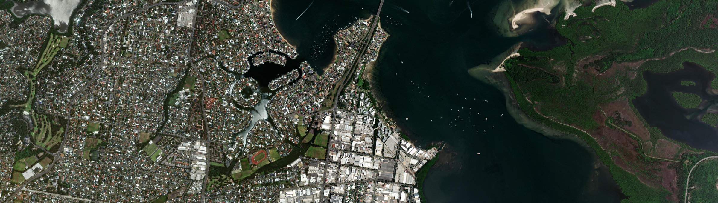Aerial view of Taren Point, NSW