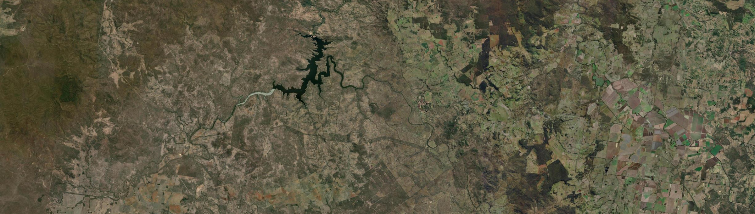 Aerial view of Okeden, QLD