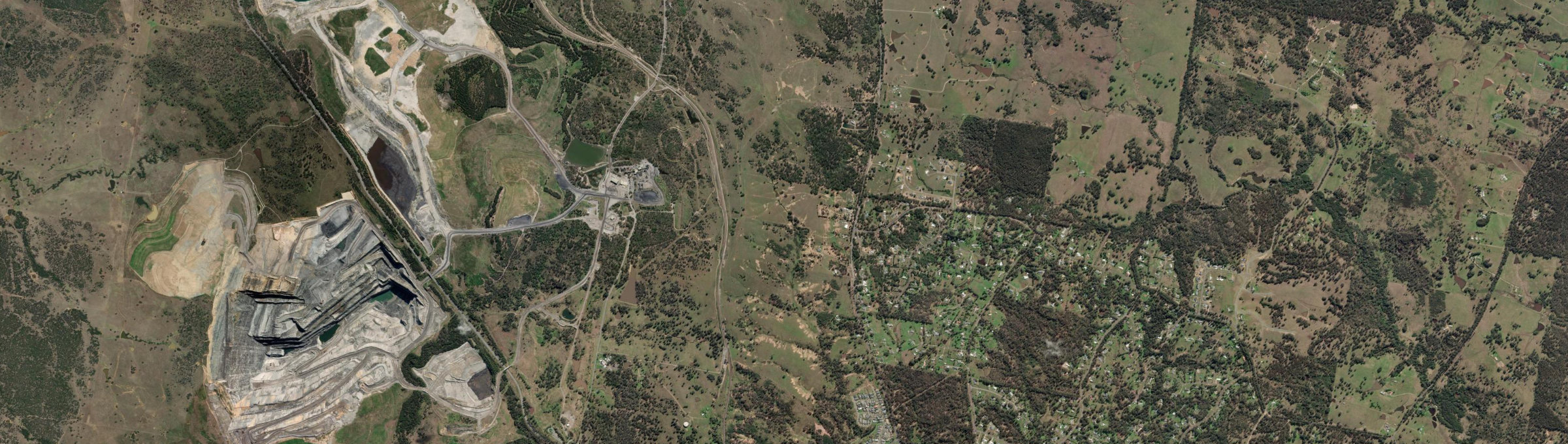 Aerial view of Obanvale, NSW