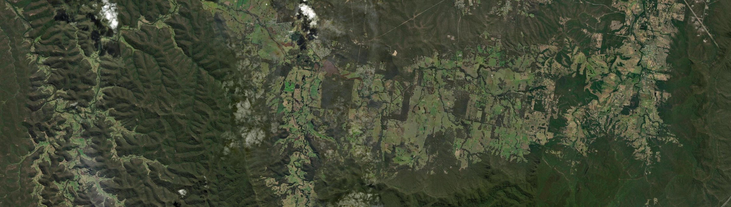 Aerial view of Ellalong, NSW
