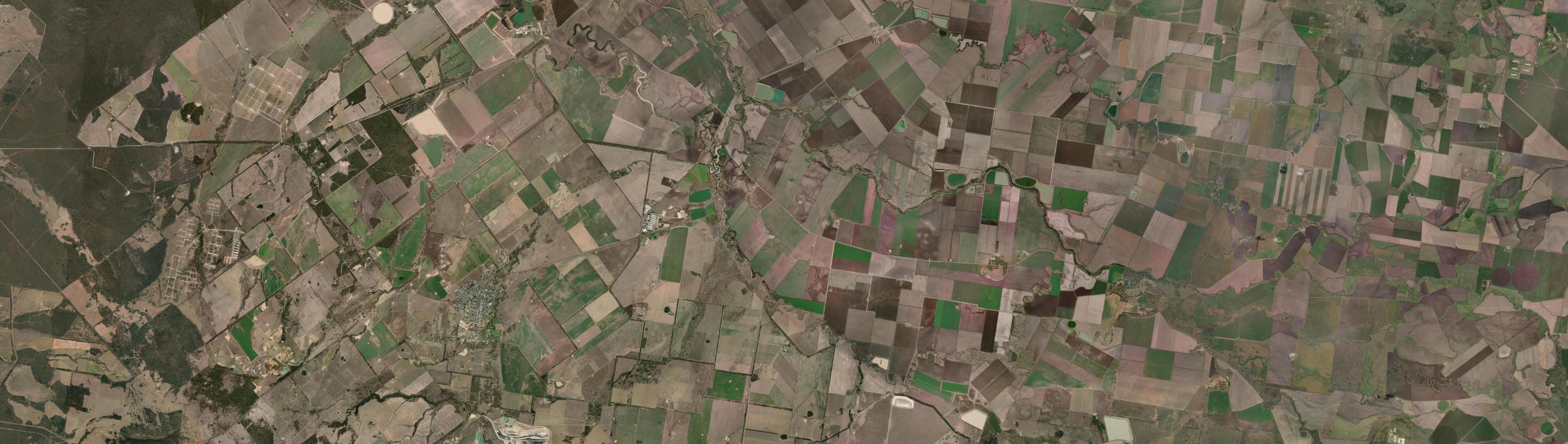 Aerial view of Yandilla, QLD