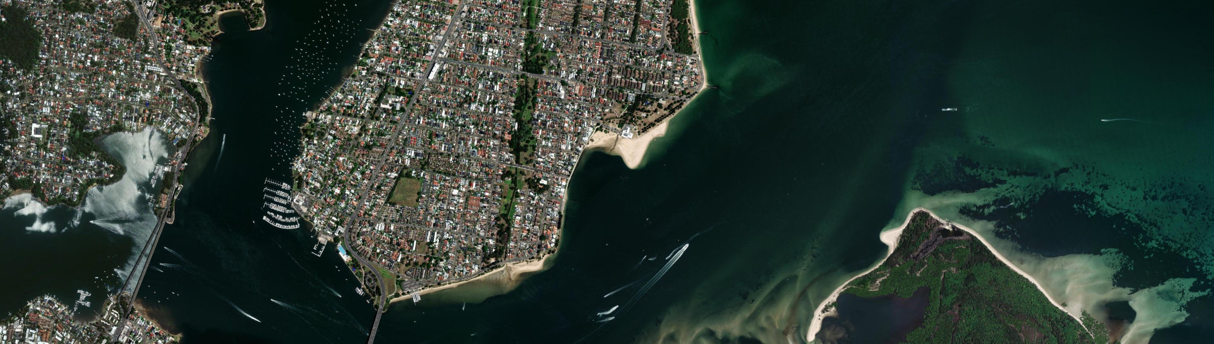 Aerial view of Sandringham (NSW), NSW