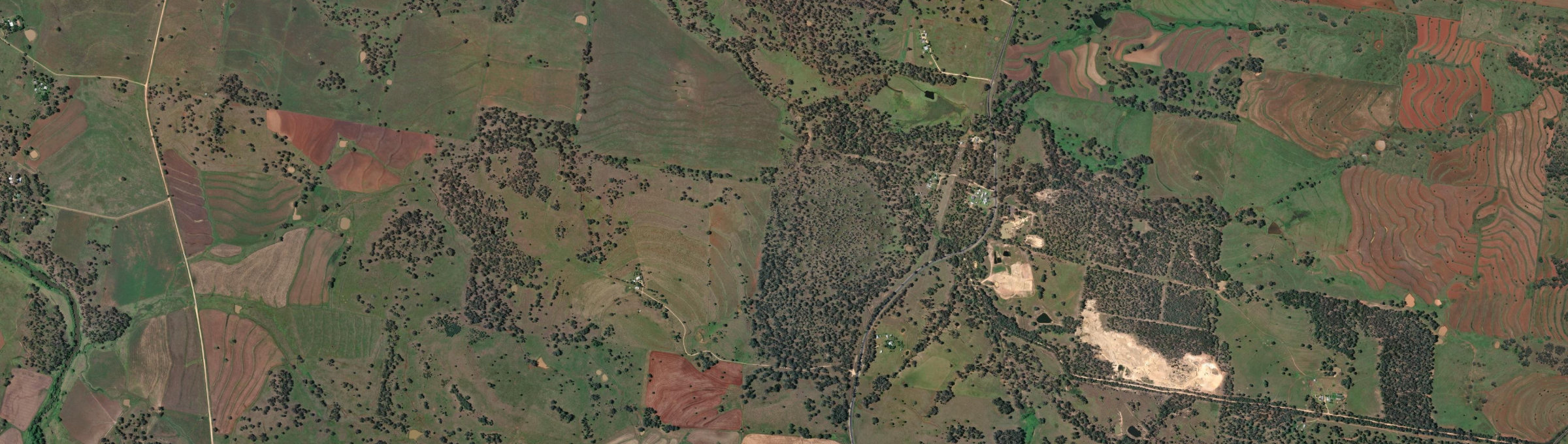 Aerial view of Wandera, NSW