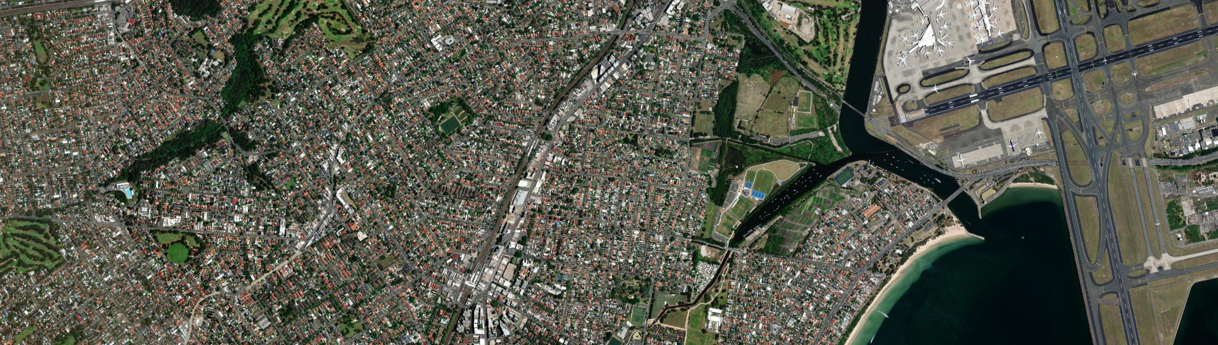 Aerial view of Banksia, NSW