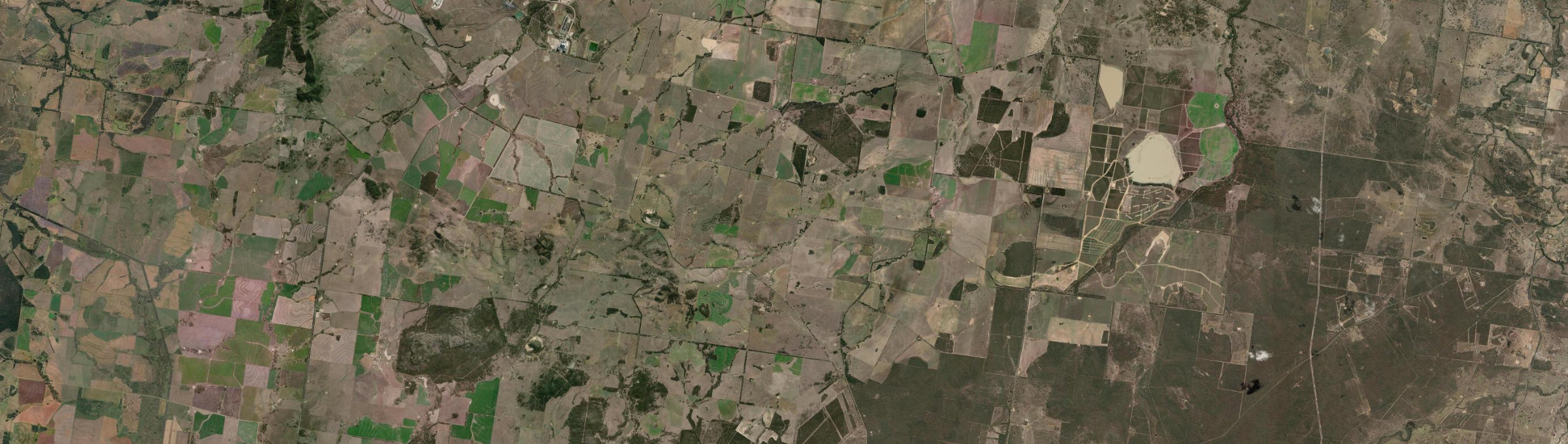 Aerial view of Rocky Creek (Qld), QLD