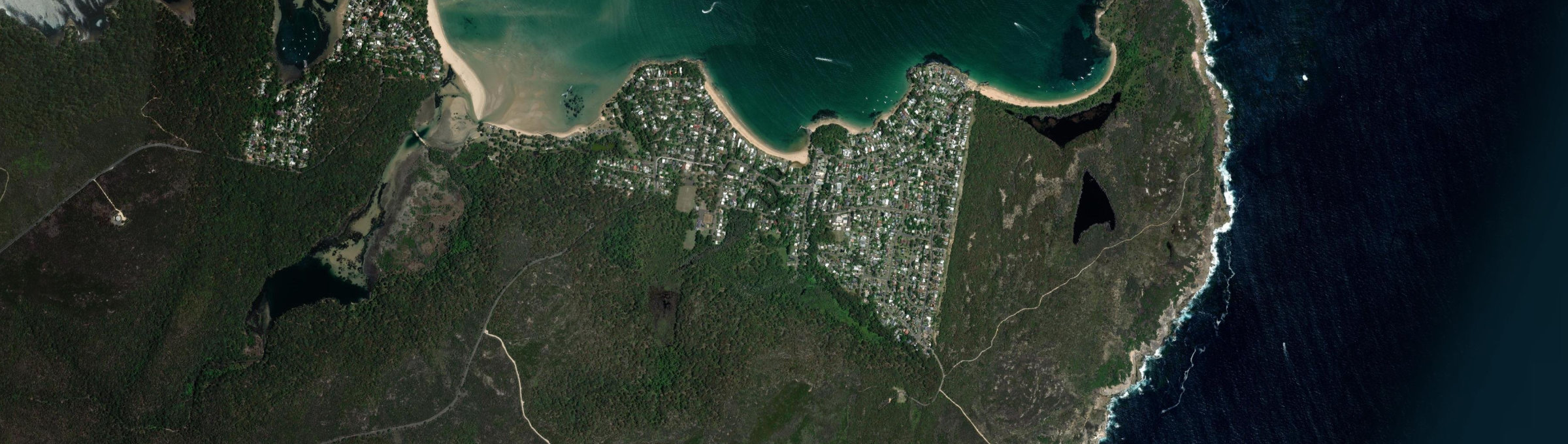 Aerial view of Bundeena, NSW