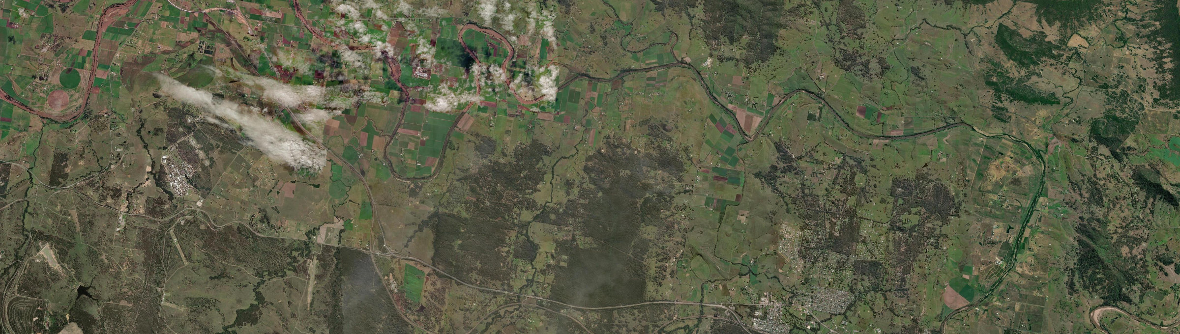 Aerial view of Lower Belford, NSW