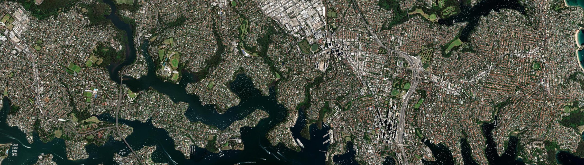 Aerial view of Greenwich, NSW