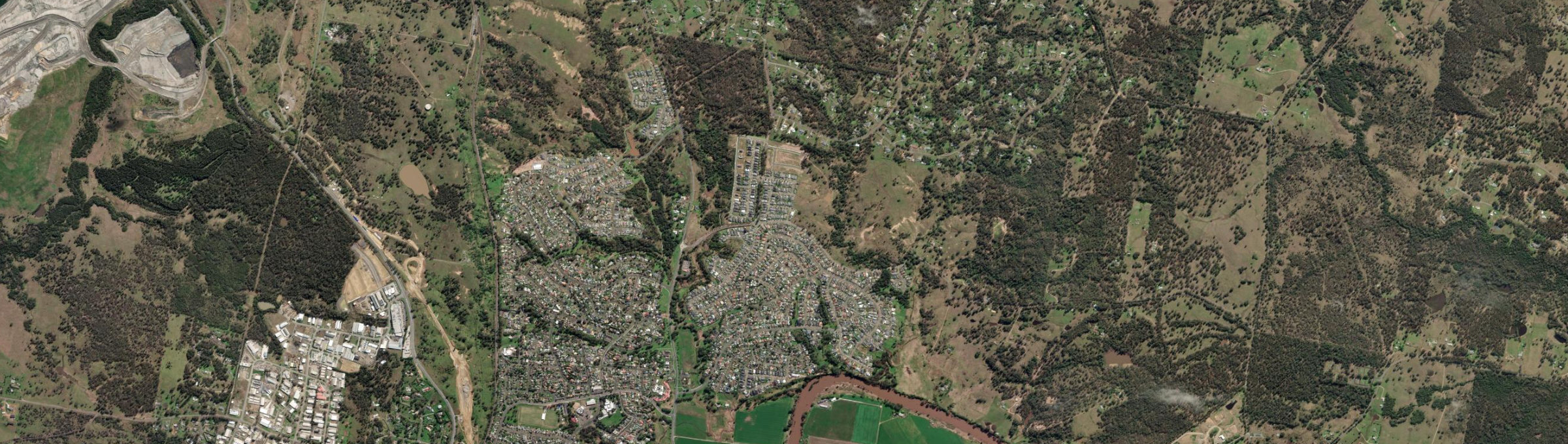 Aerial view of Hunterview, NSW