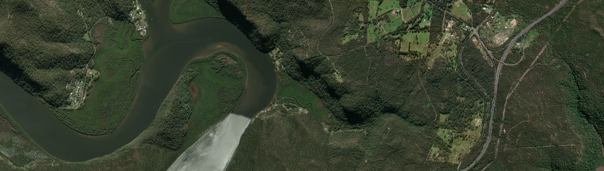 Aerial view of Marlow, NSW