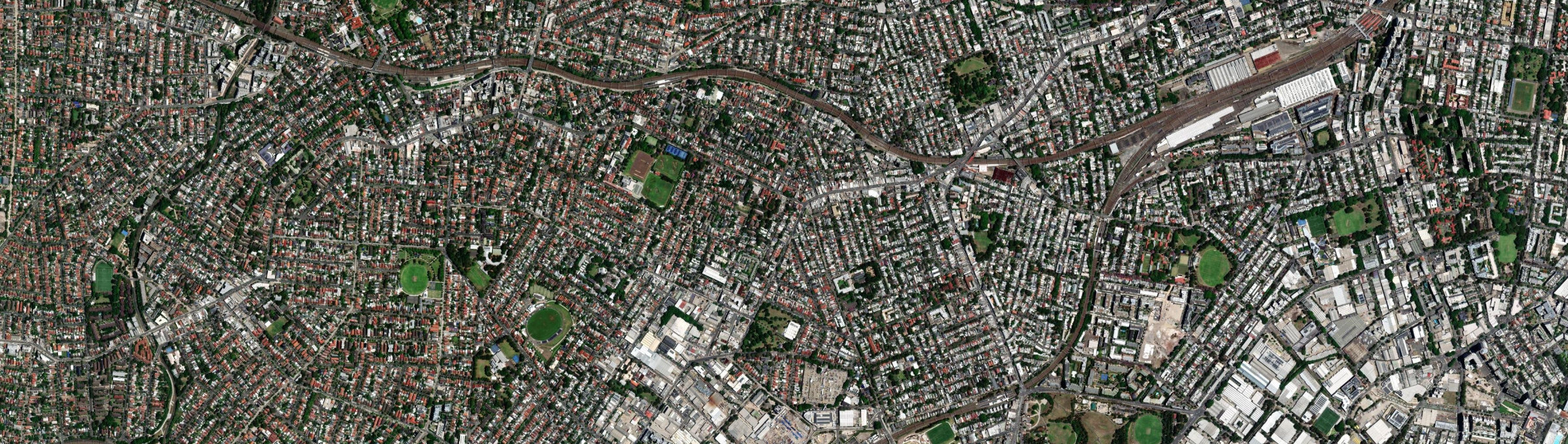 Aerial view of Enmore (Inner West - NSW), NSW