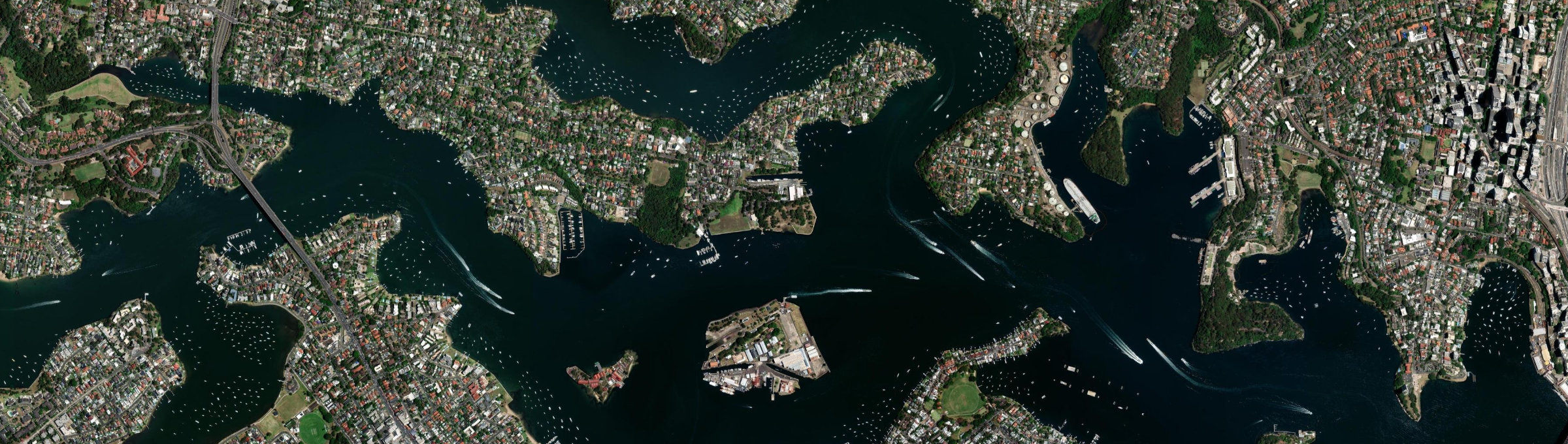 Aerial view of Woolwich, NSW
