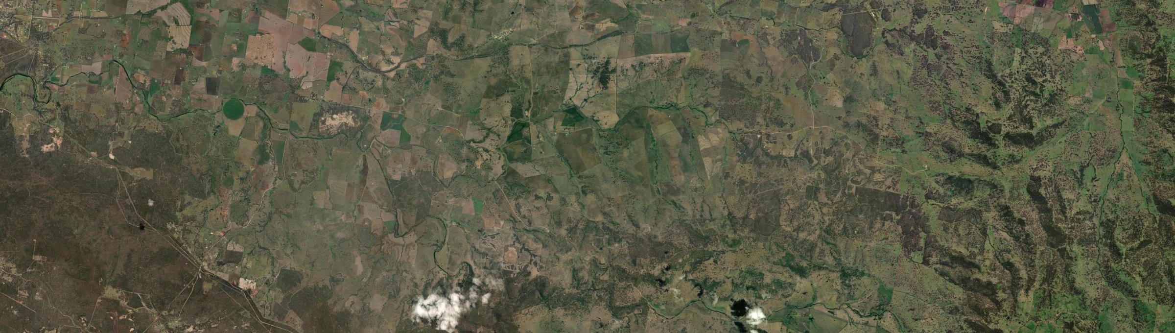 Aerial view of Newstead (NSW), NSW