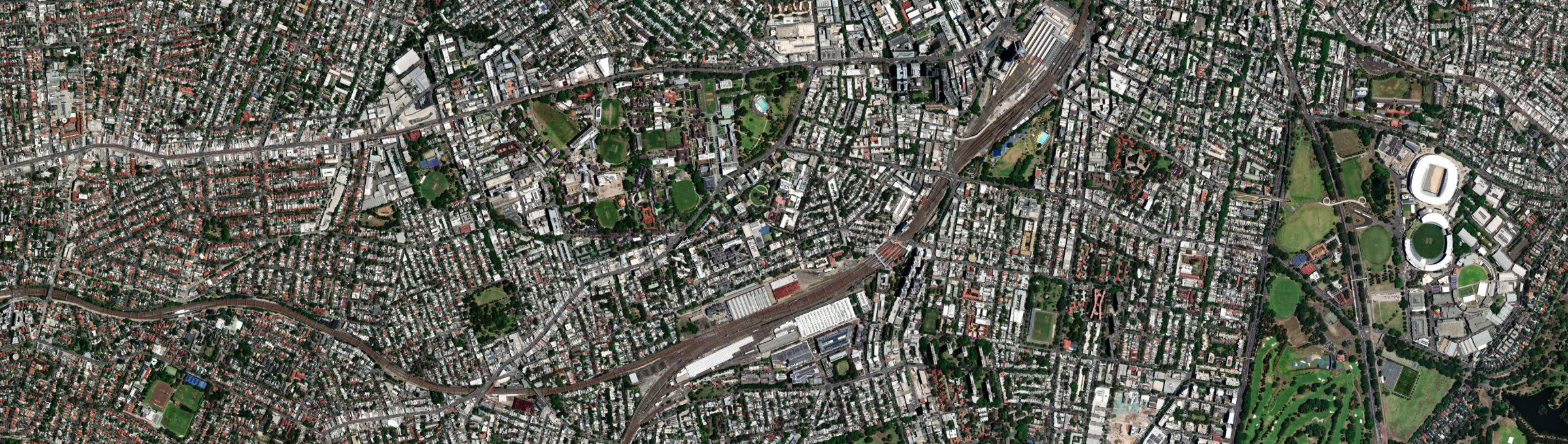 Aerial view of Darlington (Sydney - NSW), NSW