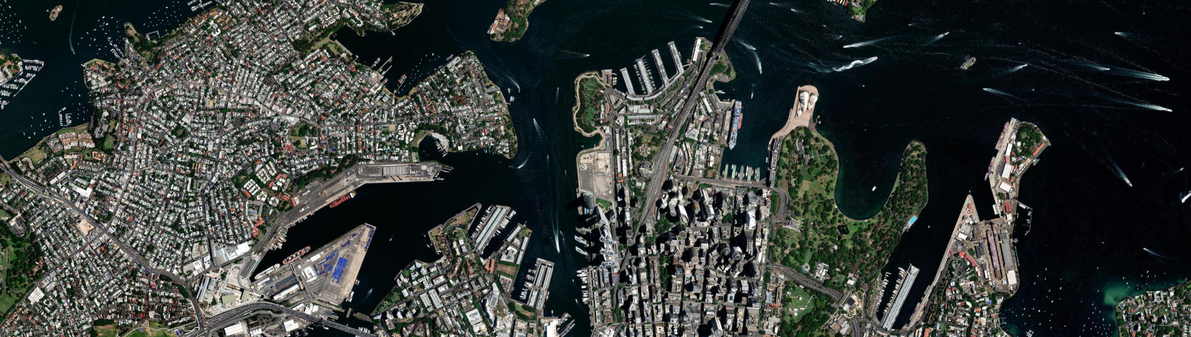 Aerial view of Barangaroo, NSW
