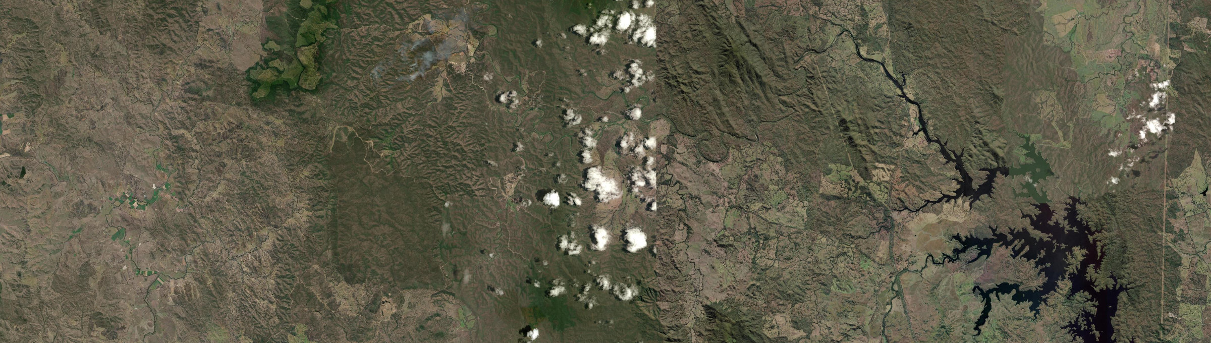 Aerial view of Molangul, QLD
