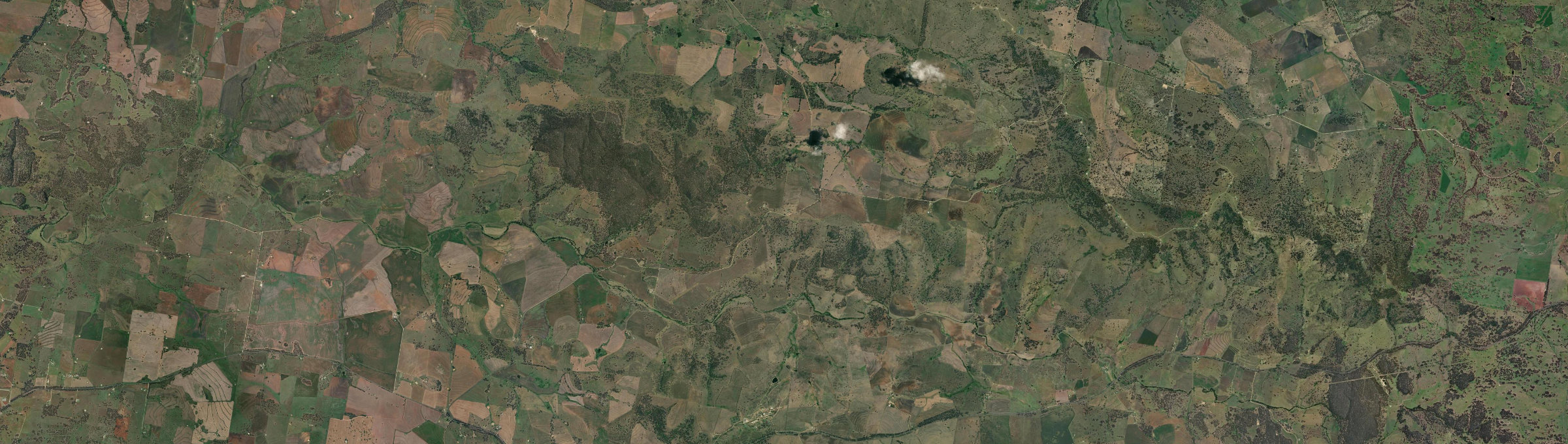 Aerial view of Woodstock (Inverell - NSW), NSW