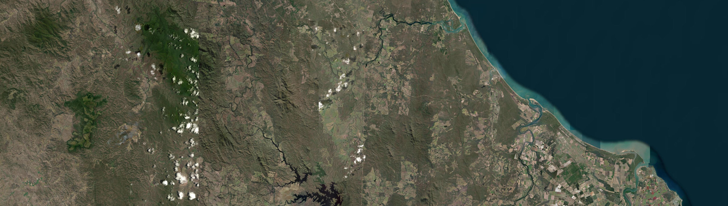 Aerial view of Rosedale (Qld), QLD