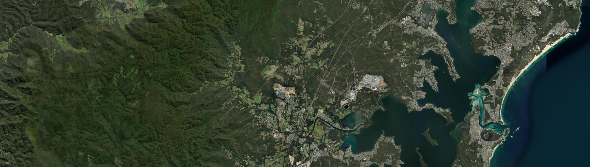 Aerial view of Cooranbong, NSW