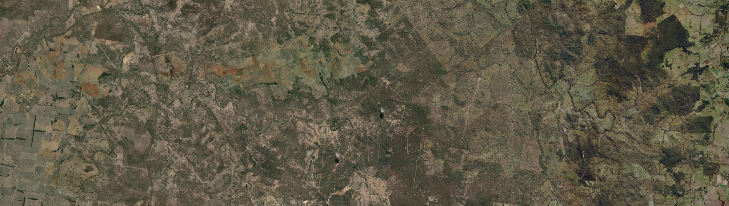 Aerial view of Coverty, QLD