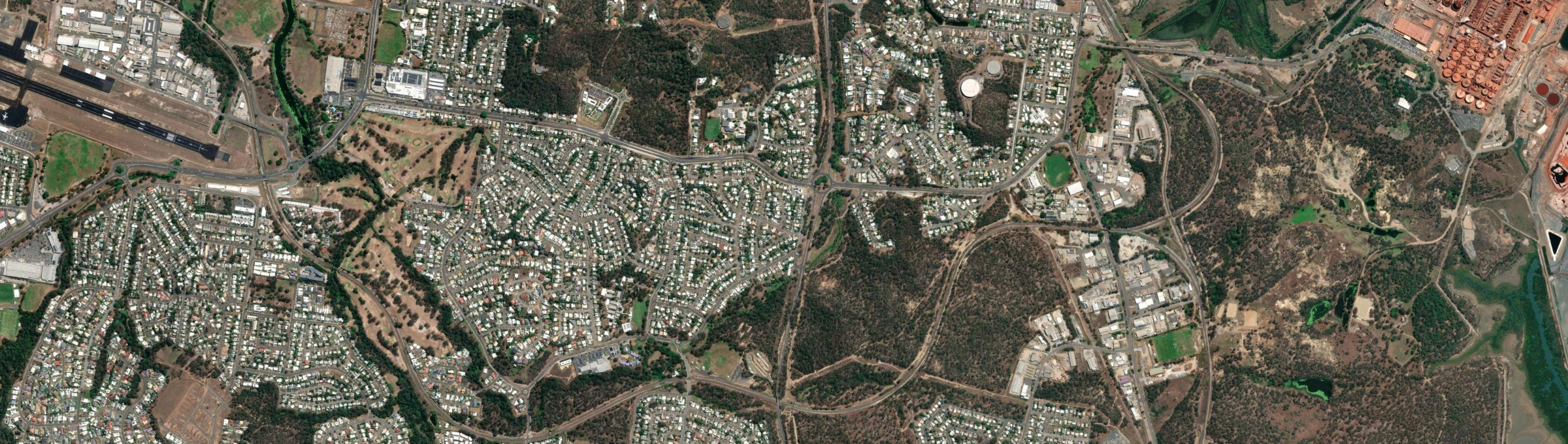 Aerial view of Sun Valley (Qld), QLD
