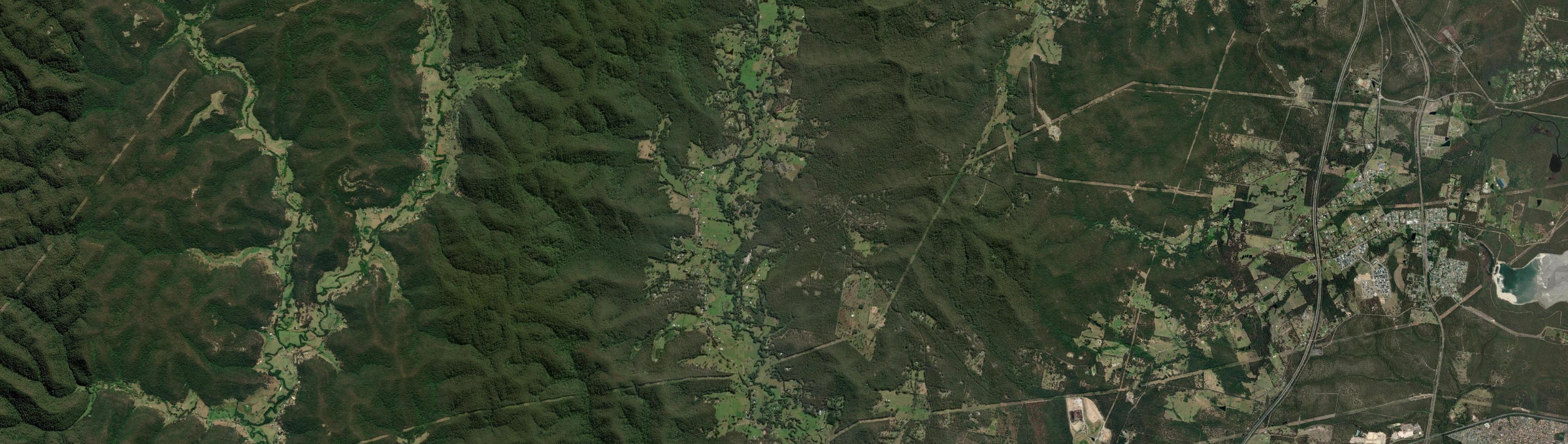 Aerial view of Dooralong, NSW
