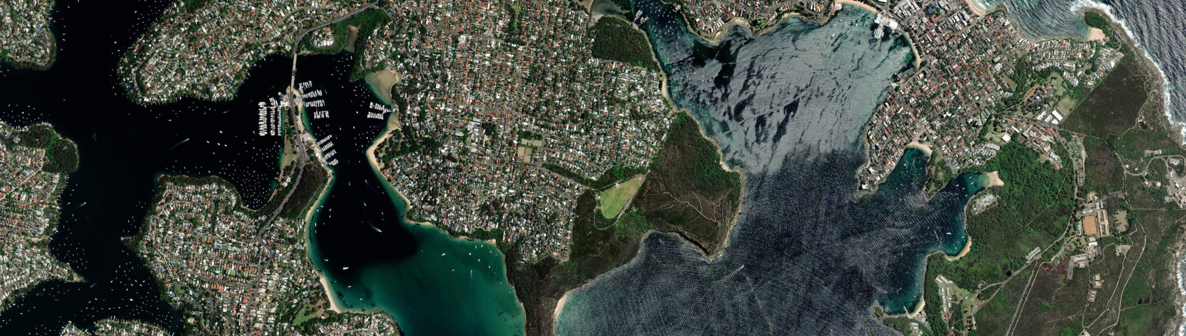 Aerial view of Balgowlah Heights, NSW