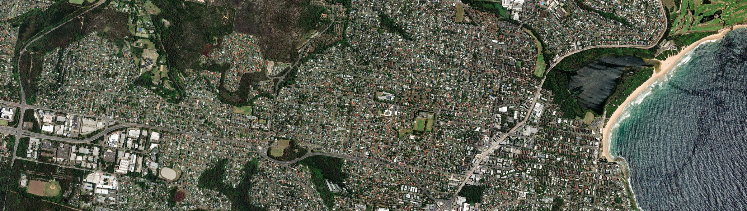 Aerial view of Narraweena, NSW