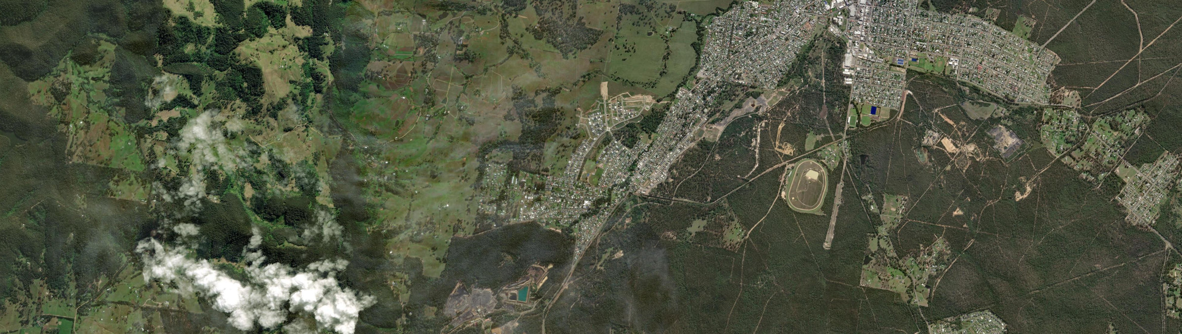 Aerial view of Bellbird, NSW