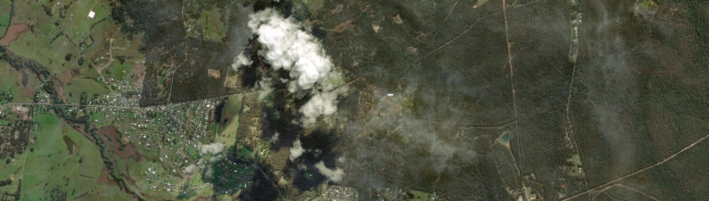 Aerial view of Greta Main, NSW